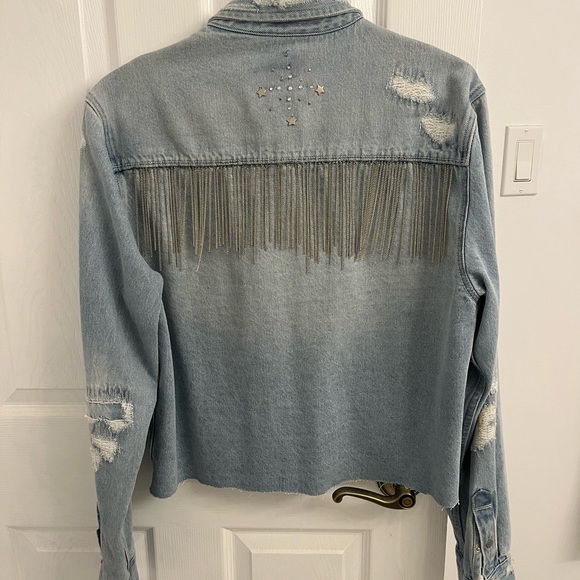 Custom Denim Western Shirt - Picture 2 of 3